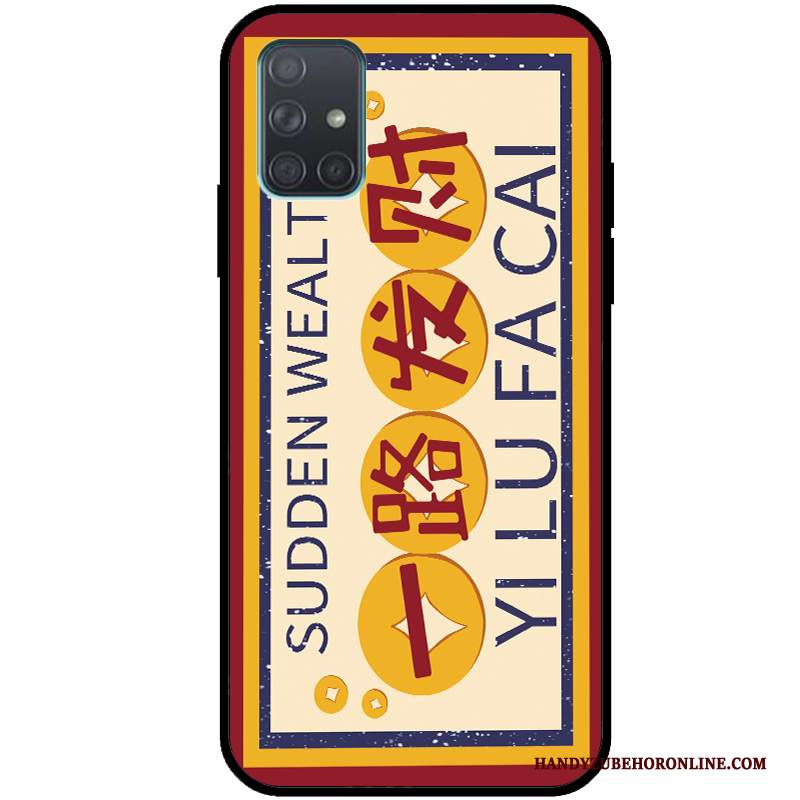 Custodia Samsung Galaxy A51 Protezione Ricchezza Ratto, Cover Samsung Galaxy A51 Creativo Telefono Di Personalità