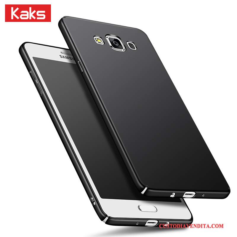 Custodia Samsung Galaxy A7 2015 Silicone Nerotelefono, Cover Samsung Galaxy A7 2015 Protezione Difficile Tendenza
