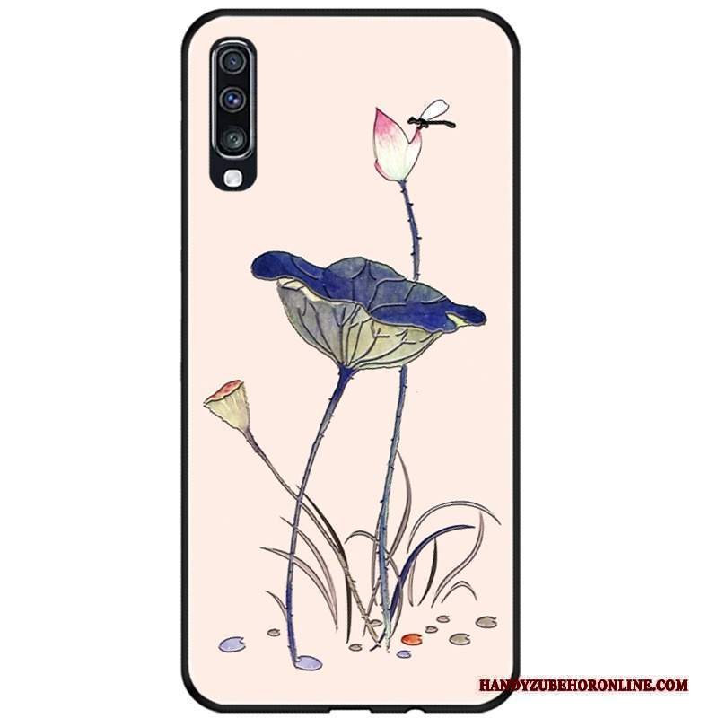 Custodia Samsung Galaxy A70s Vintage Morbidotelefono, Cover Samsung Galaxy A70s Goffratura