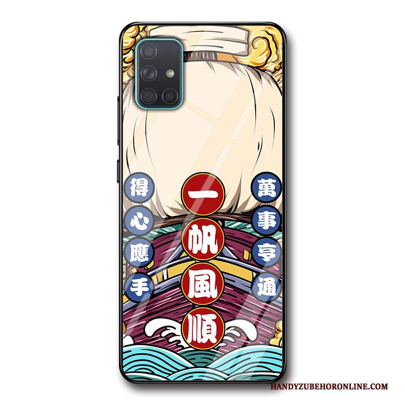 Custodia Samsung Galaxy A71 Colore Anti-caduta Tutto Incluso, Cover Samsung Galaxy A71 Silicone Di Personalità Marchio Di Tendenza