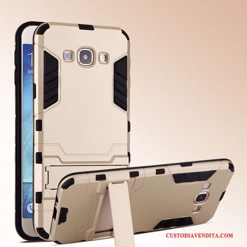 Custodia Samsung Galaxy A8 Silicone Oro Anti-caduta, Cover Samsung Galaxy A8 Protezione Tendenza Di Personalità