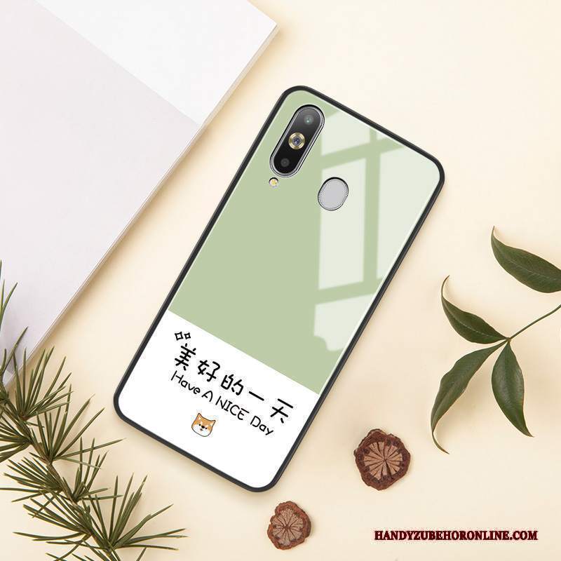 Custodia Samsung Galaxy A8s Creativo Semplici Vetro, Cover Samsung Galaxy A8s Silicone Artetelefono