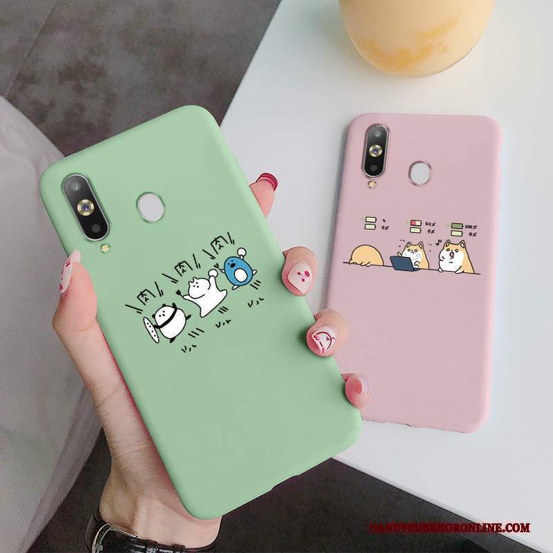 Custodia Samsung Galaxy A8s Moda Bello Anti-caduta, Cover Samsung Galaxy A8s Cartone Animato Cane Sottile