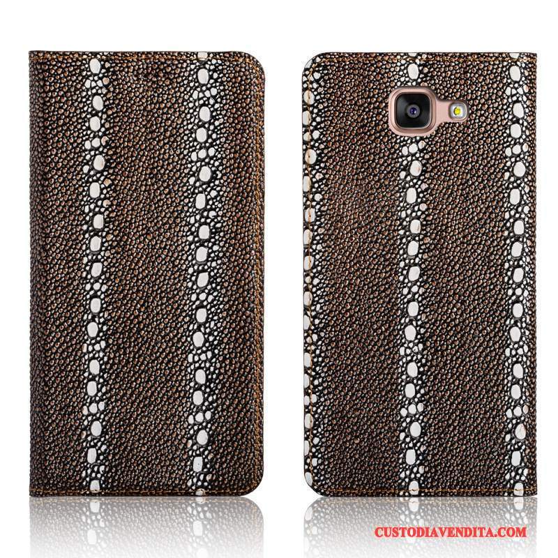Custodia Samsung Galaxy A9 Folio Anti-cadutatelefono, Cover Samsung Galaxy A9 Pelle