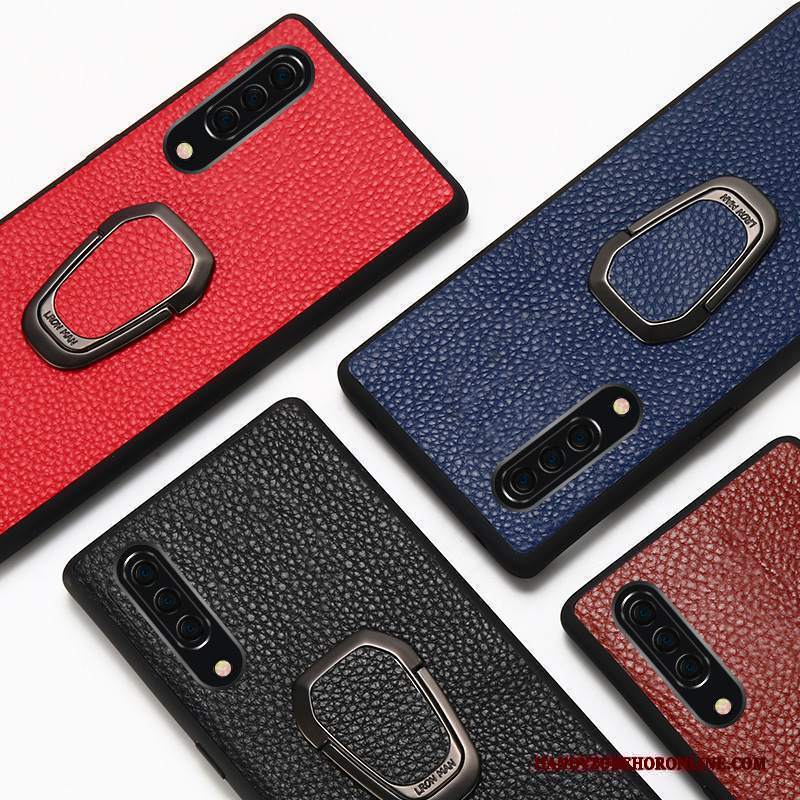 Custodia Samsung Galaxy A90 5g Pelle Anti-caduta Supporto, Cover Samsung Galaxy A90 5g Protezione Affari High End