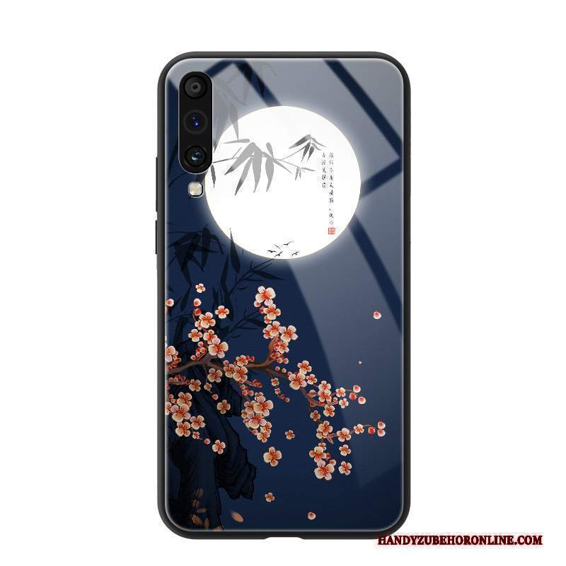 Custodia Samsung Galaxy A90 5g Vintage Vento Specchio, Cover Samsung Galaxy A90 5g Protezione Tendenza Vetro