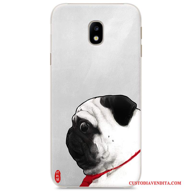 Custodia Samsung Galaxy J3 2017 Colore Telefono Grigio, Cover Samsung Galaxy J3 2017 Protezione Amanti Difficile