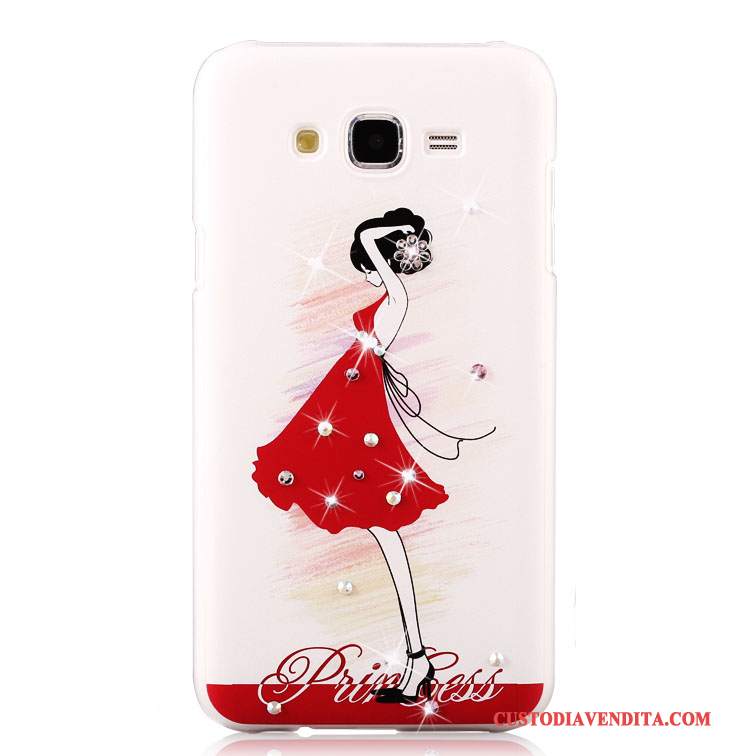 Custodia Samsung Galaxy J5 2015 Strass Telefono Anti-caduta, Cover Samsung Galaxy J5 2015 Colore Macchiati Tendenza