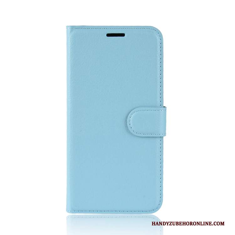 Custodia Samsung Galaxy J6 Pelle Tutto Incluso Blu, Cover Samsung Galaxy J6 Protezione Telefono Carta