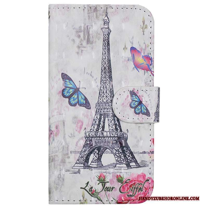 Custodia Samsung Galaxy M20 Folio Telefono Carta, Cover Samsung Galaxy M20 Moda Morbido Anti-caduta