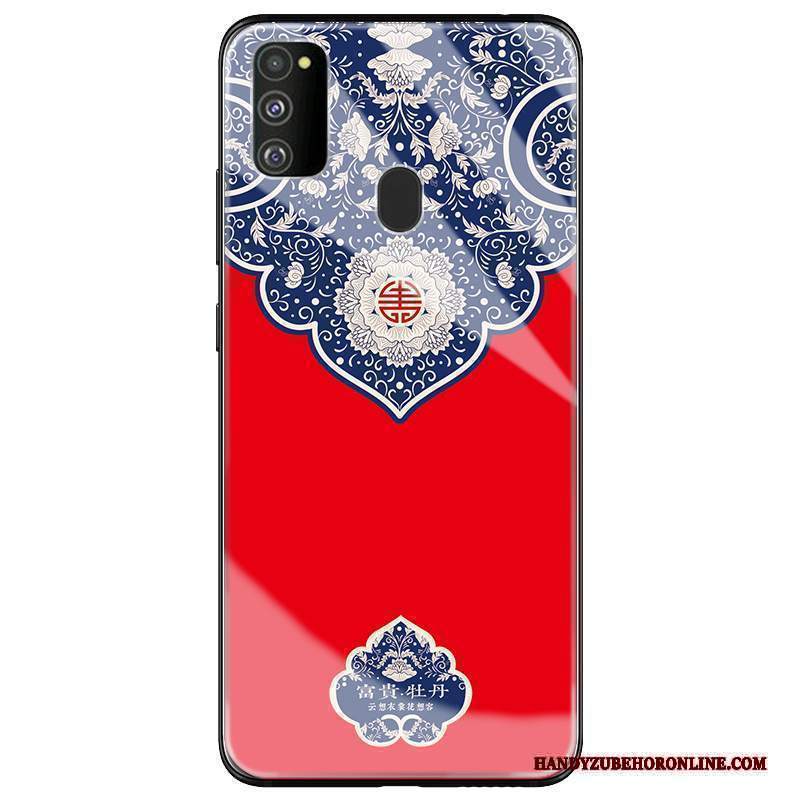 Custodia Samsung Galaxy M30s Creativo Telefono Anti-caduta, Cover Samsung Galaxy M30s Silicone Stile Cinese Tendenza