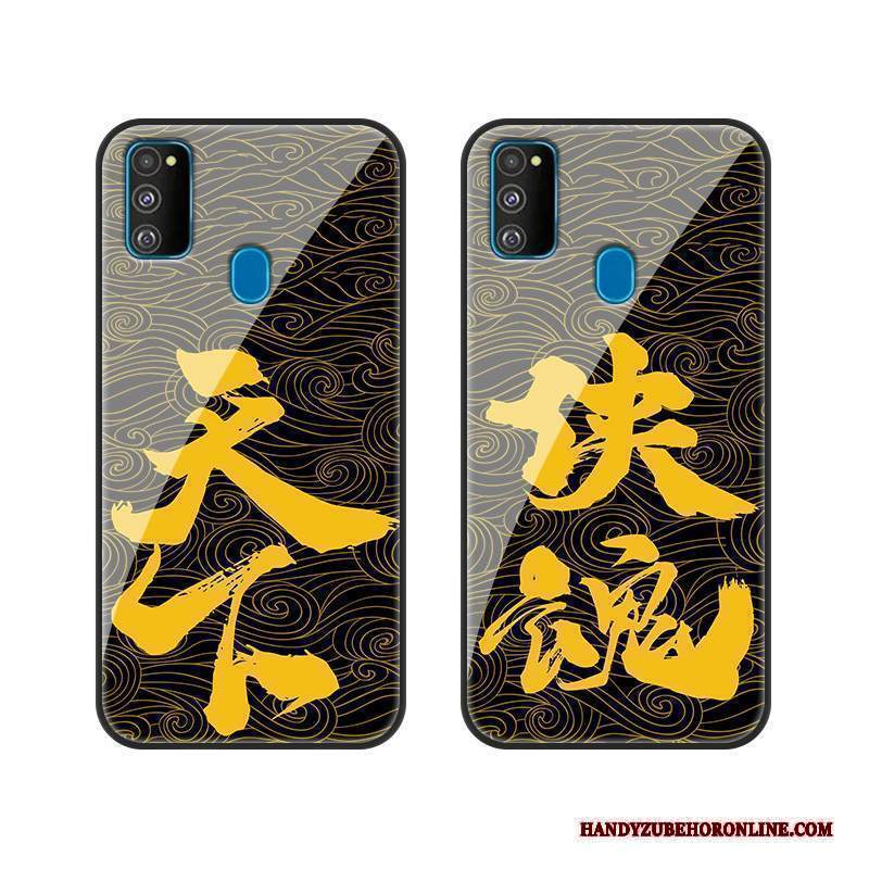 Custodia Samsung Galaxy M30s Silicone Vetro Morbido, Cover Samsung Galaxy M30s Protezione Telefono Tutto Incluso