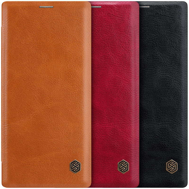 Custodia Samsung Galaxy Note 10+ Pelle Oro Nero, Cover Samsung Galaxy Note 10+