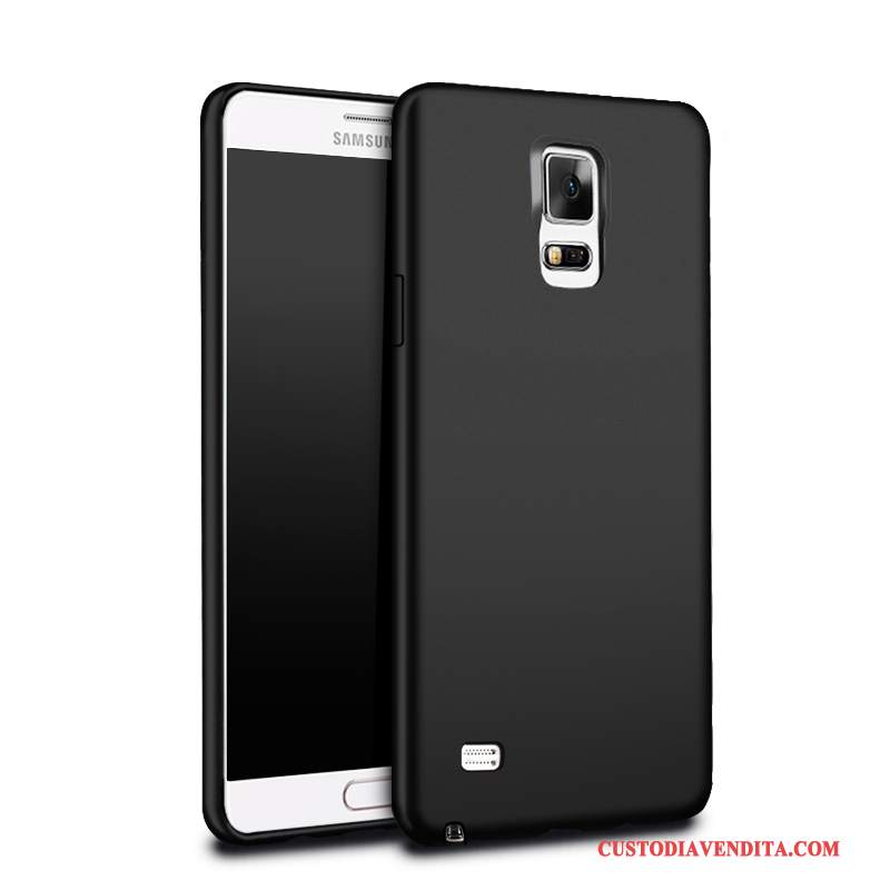 Custodia Samsung Galaxy Note 4 Silicone Tutto Incluso Morbido, Cover Samsung Galaxy Note 4 Protezione Nerotelefono
