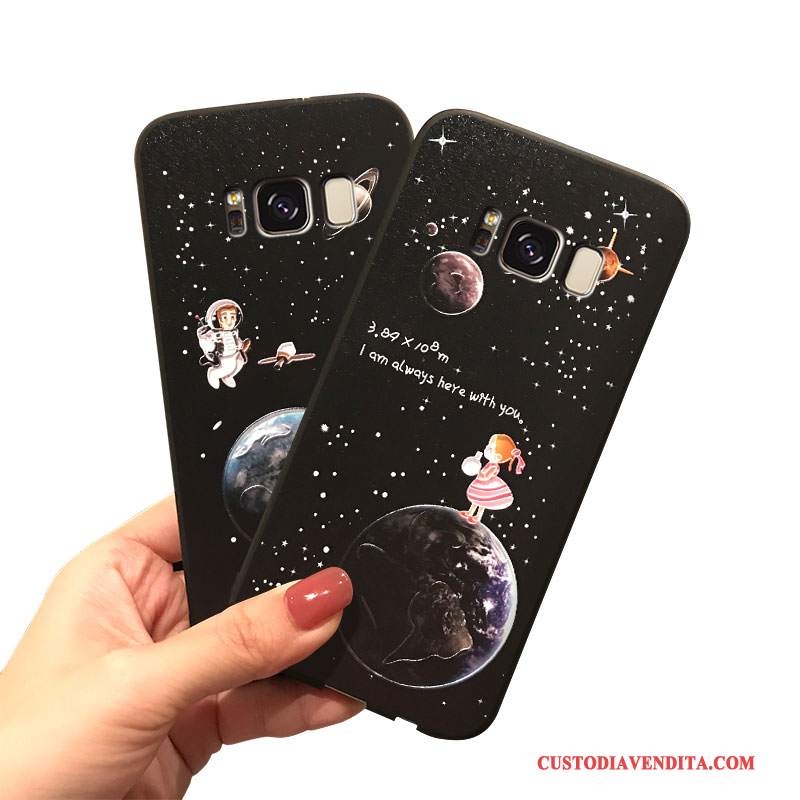 Custodia Samsung Galaxy Note 5 Cartone Animato Telefono Ornamenti Appesi, Cover Samsung Galaxy Note 5 Silicone Tendenza Nero