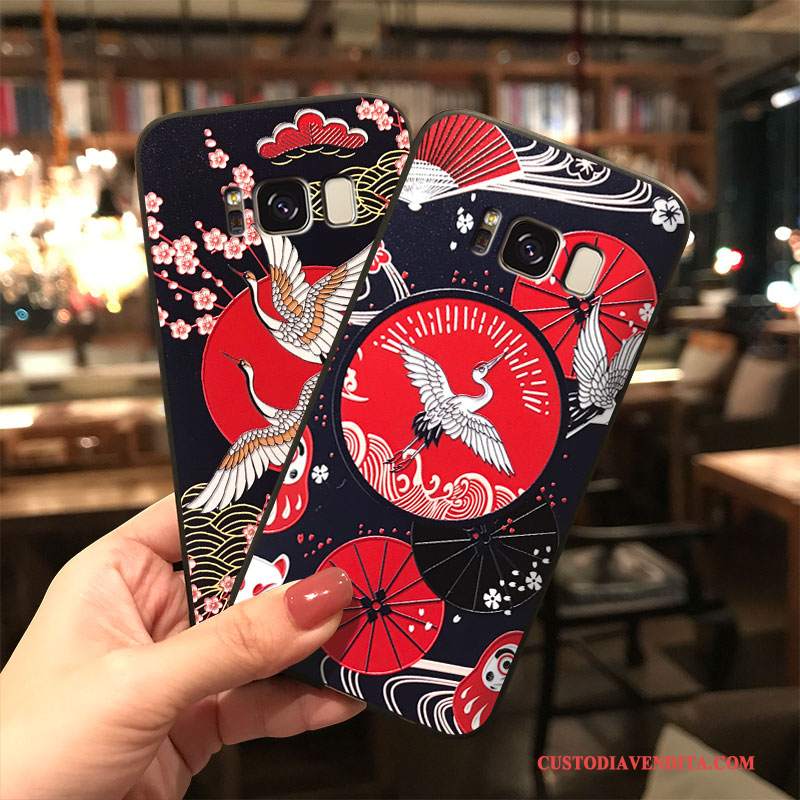Custodia Samsung Galaxy Note 5 Moda Di Personalità Morbido, Cover Samsung Galaxy Note 5 Silicone Tutto Incluso Rosso