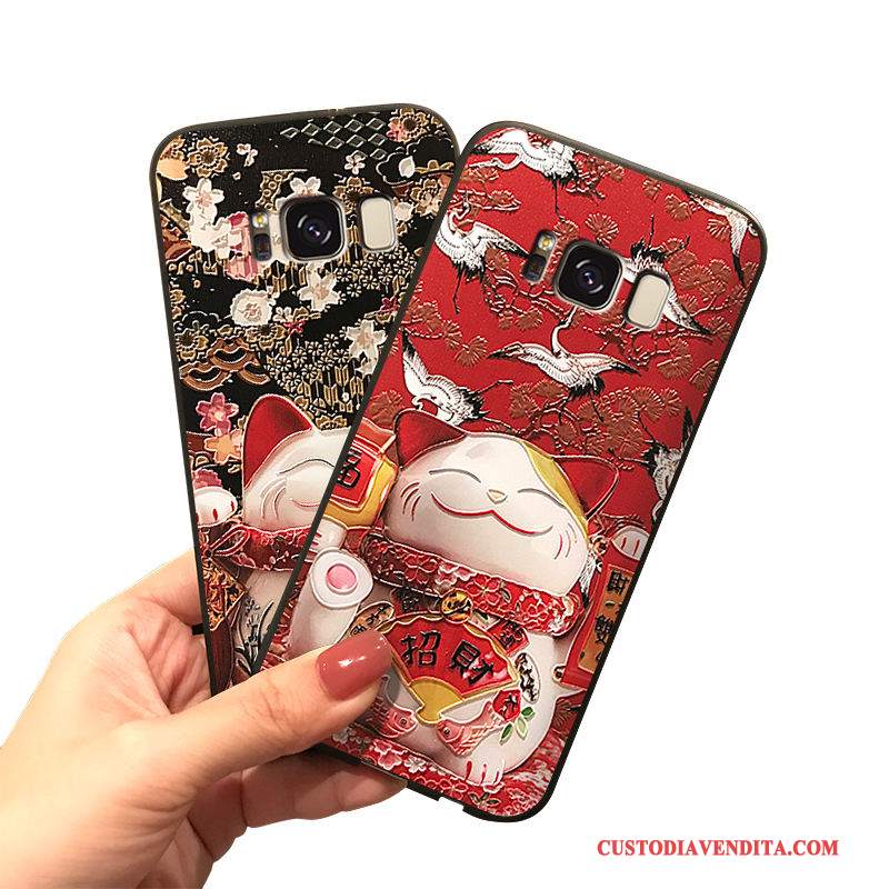 Custodia Samsung Galaxy Note 5 Silicone Rosso Ricchezza, Cover Samsung Galaxy Note 5 Di Personalità Ornamenti Appesi
