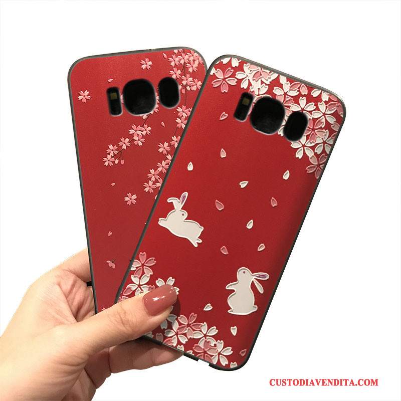 Custodia Samsung Galaxy Note 5 Silicone Rosso Tendenza, Cover Samsung Galaxy Note 5 Telefono Ornamenti Appesi