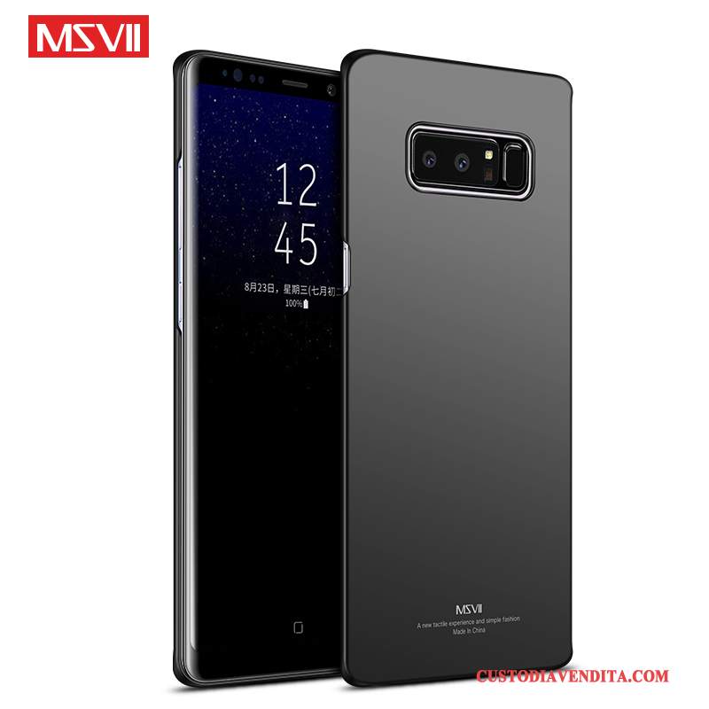 Custodia Samsung Galaxy Note 8 Protezione Difficile Anti-caduta, Cover Samsung Galaxy Note 8 Nero Macchiati