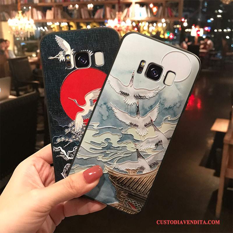 Custodia Samsung Galaxy Note 8 Silicone Blu Chiaro Tendenza, Cover Samsung Galaxy Note 8 Ornamenti Appesitelefono
