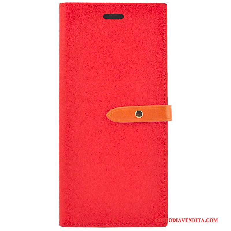 Custodia Samsung Galaxy Note 8 Silicone Telefono Morbido, Cover Samsung Galaxy Note 8 Pelle Rosso Sottile