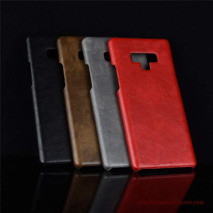 Custodia Samsung Galaxy Note 9 Pelle Qualità Difficile, Cover Samsung Galaxy Note 9 Protezione Telefono Modello