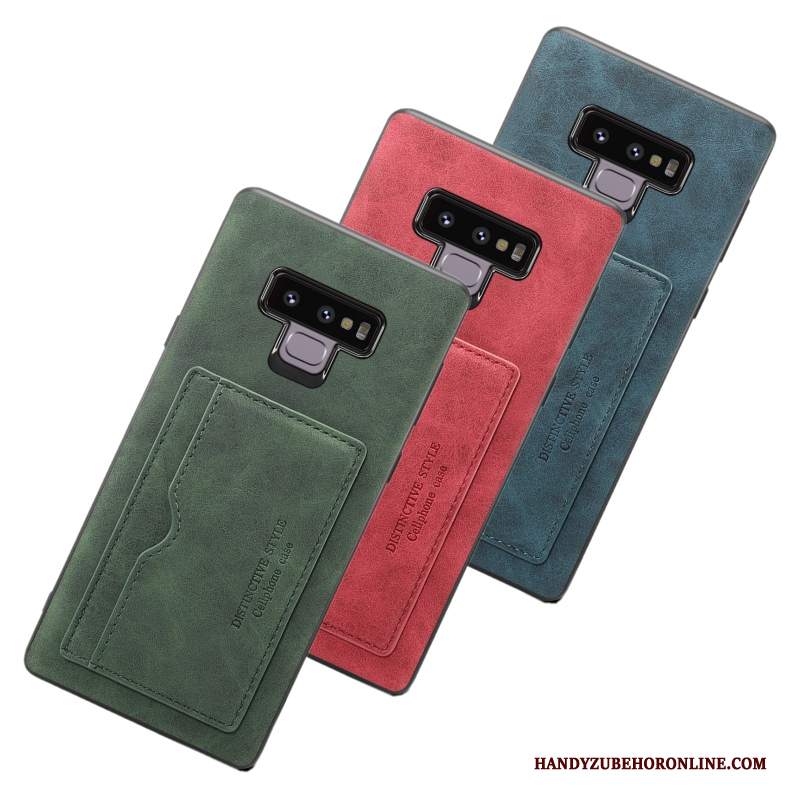 Custodia Samsung Galaxy Note 9 Protezione Anti-caduta Carta, Cover Samsung Galaxy Note 9 Supporto Morbido