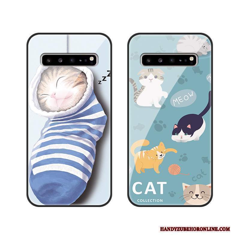 Custodia Samsung Galaxy S10 5g Silicone Anti-caduta Verde, Cover Samsung Galaxy S10 5g Protezione Telefono Bello
