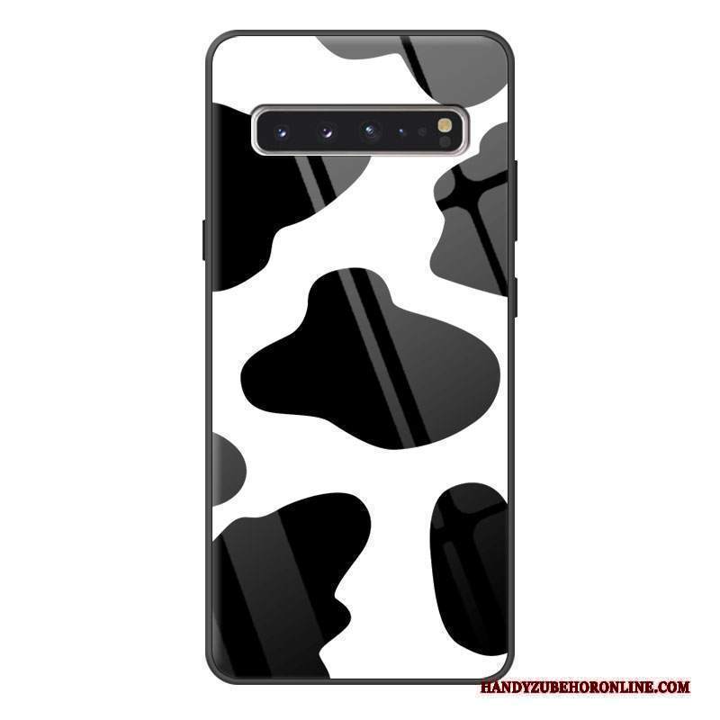 Custodia Samsung Galaxy S10 5g Silicone Di Personalità Tutto Incluso, Cover Samsung Galaxy S10 5g Creativo Telefono Nero