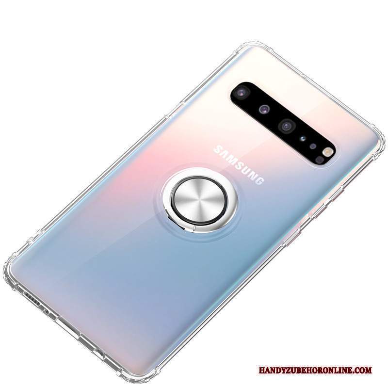 Custodia Samsung Galaxy S10 5g Silicone Magneticotelefono, Cover Samsung Galaxy S10 5g Protezione Anti-caduta Supporto