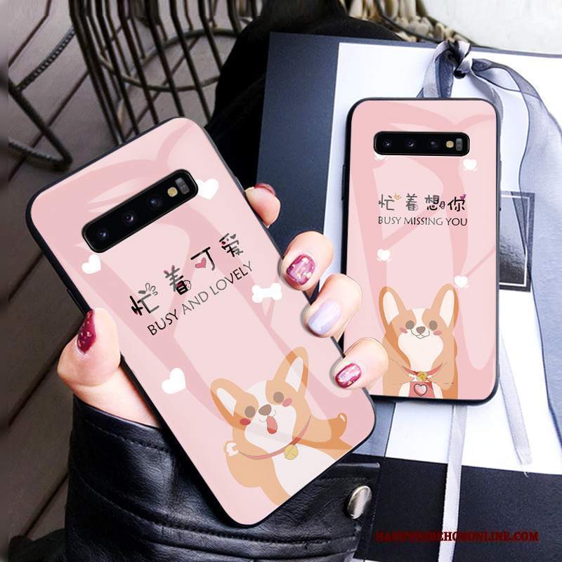 Custodia Samsung Galaxy S10+ Cartone Animato Di Personalità Bello, Cover Samsung Galaxy S10+ Protezione Tutto Incluso Ornamenti Appesi