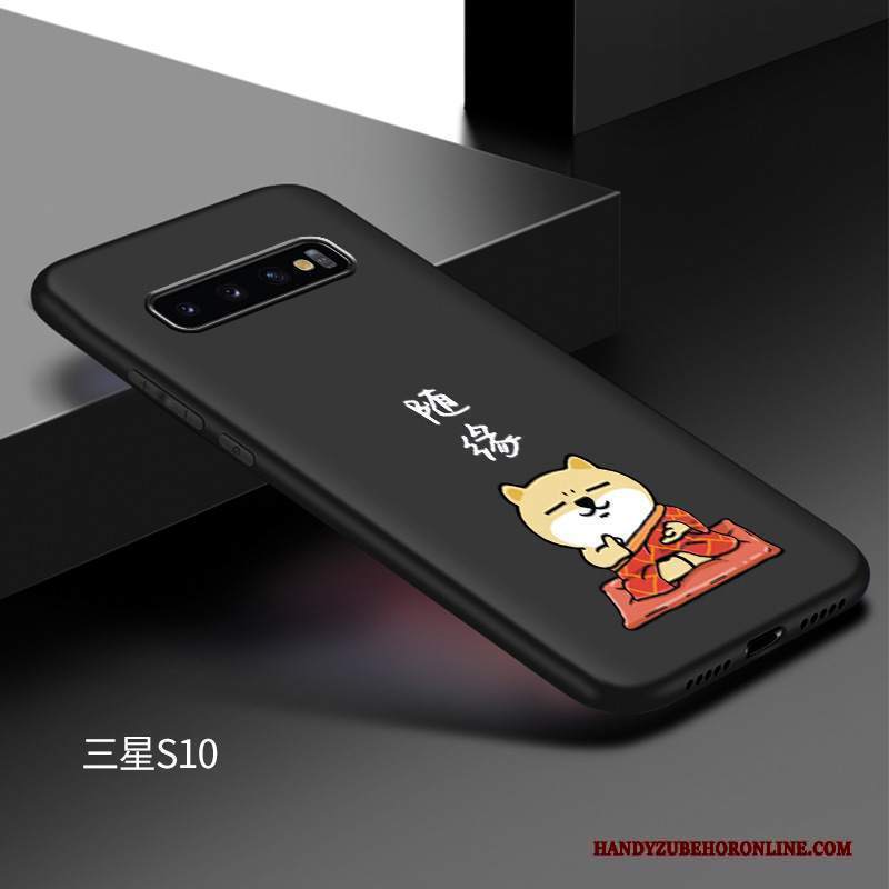 Custodia Samsung Galaxy S10 Cartone Animato Di Personalità Semplici, Cover Samsung Galaxy S10 Silicone Marchio Di Tendenza Net Red