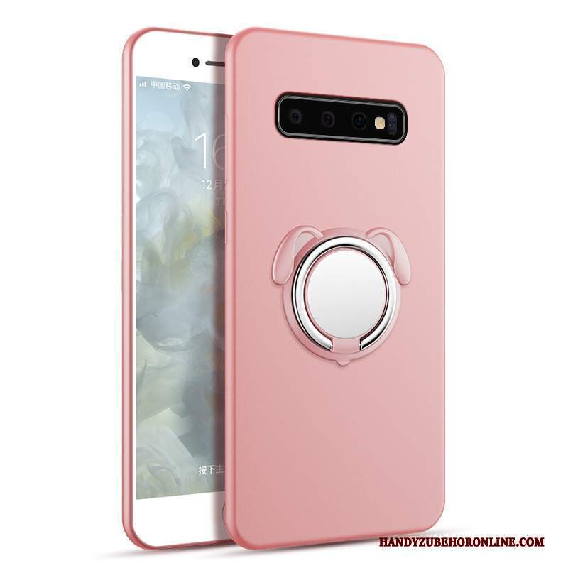 Custodia Samsung Galaxy S10 Creativo Telefono Leggere, Cover Samsung Galaxy S10 Protezione Tutto Incluso Rosa
