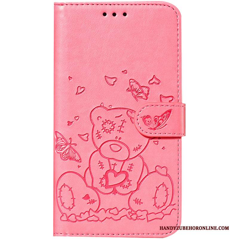 Custodia Samsung Galaxy S10 Lite Pelle Bellotelefono, Cover Samsung Galaxy S10 Lite Cartone Animato Rosa Anti-caduta