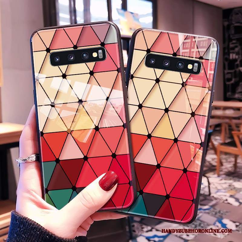 Custodia Samsung Galaxy S10 Protezione Marchio Di Tendenza Tutto Incluso, Cover Samsung Galaxy S10 Moda Telefono Di Personalità