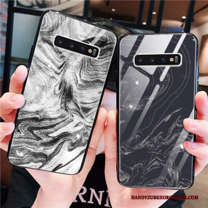 Custodia Samsung Galaxy S10 Protezione Tutto Incluso Net Red, Cover Samsung Galaxy S10 Silicone Anti-caduta Marchio Di Tendenza