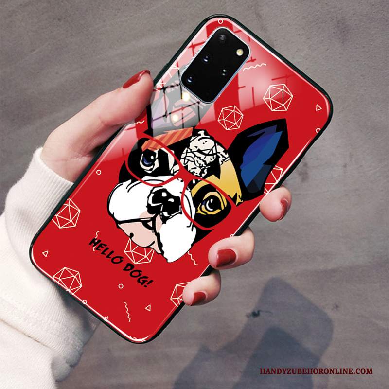 Custodia Samsung Galaxy S20+ Cartone Animato Bello Rosso, Cover Samsung Galaxy S20+ Protezione Telefono Tendenza