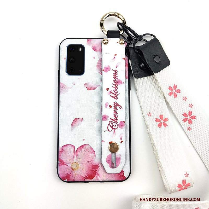 Custodia Samsung Galaxy S20 Creativo Fiori Morbido, Cover Samsung Galaxy S20 Protezione Fresco Supporto
