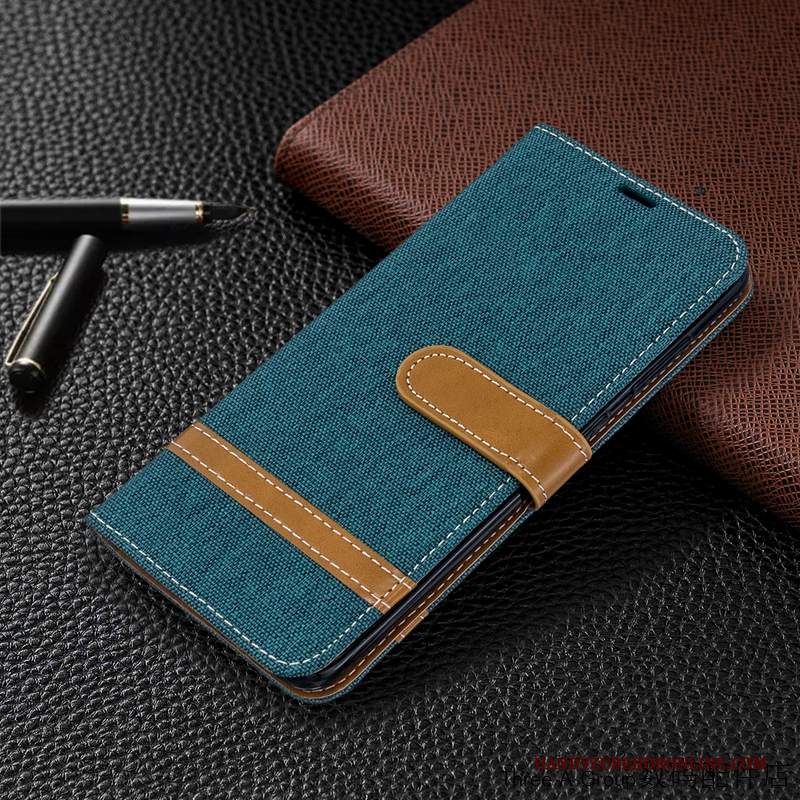 Custodia Samsung Galaxy S20+ Creativo Panno Denim, Cover Samsung Galaxy S20+ Folio Anti-caduta Modello