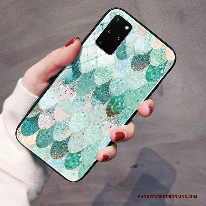 Custodia Samsung Galaxy S20+ Moda Specchio Tendenza, Cover Samsung Galaxy S20+ Protezione Vetro Tutto Incluso
