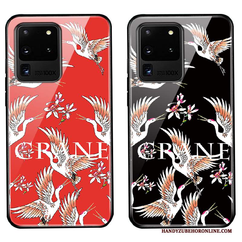Custodia Samsung Galaxy S20 Ultra Cartone Animato Vetro Personalizza, Cover Samsung Galaxy S20 Ultra Creativo Telefono Tutto Incluso