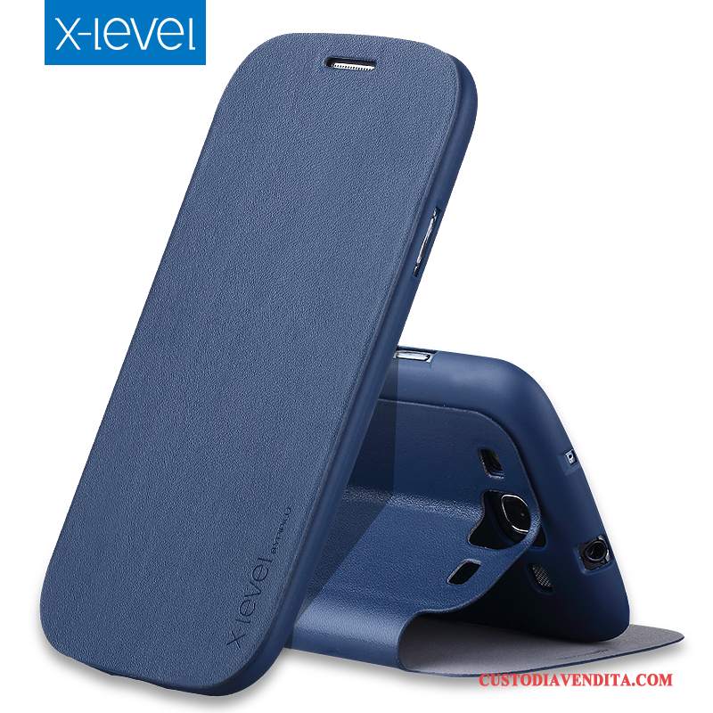 Custodia Samsung Galaxy S3 Folio Tutto Incluso Verde, Cover Samsung Galaxy S3 Pelle Sottiletelefono