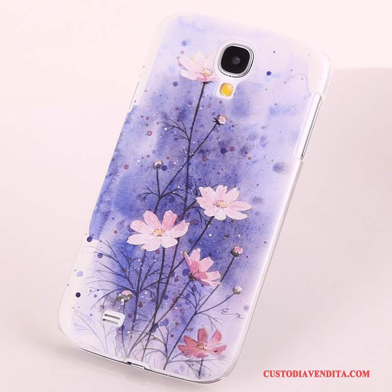 Custodia Samsung Galaxy S4 Colore Difficile Porpora, Cover Samsung Galaxy S4 Protezione Telefono Macchiati