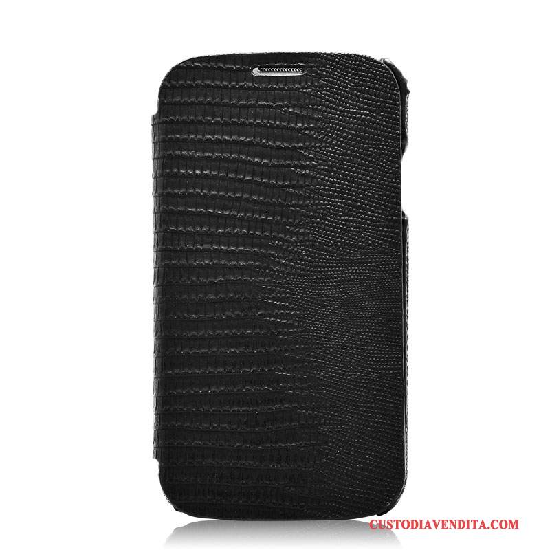 Custodia Samsung Galaxy S4 Pelle Telefono Nero, Cover Samsung Galaxy S4 Protezione Nuovo