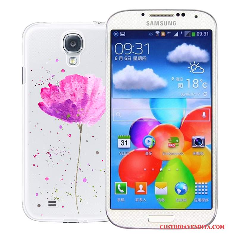 Custodia Samsung Galaxy S4 Silicone Coperchio Posterioretelefono, Cover Samsung Galaxy S4 Protezione Morbido Trasparente
