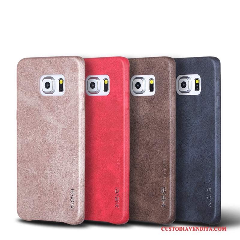Custodia Samsung Galaxy S6 Edge Protezione Anti-cadutatelefono, Cover Samsung Galaxy S6 Edge Pelle Affari
