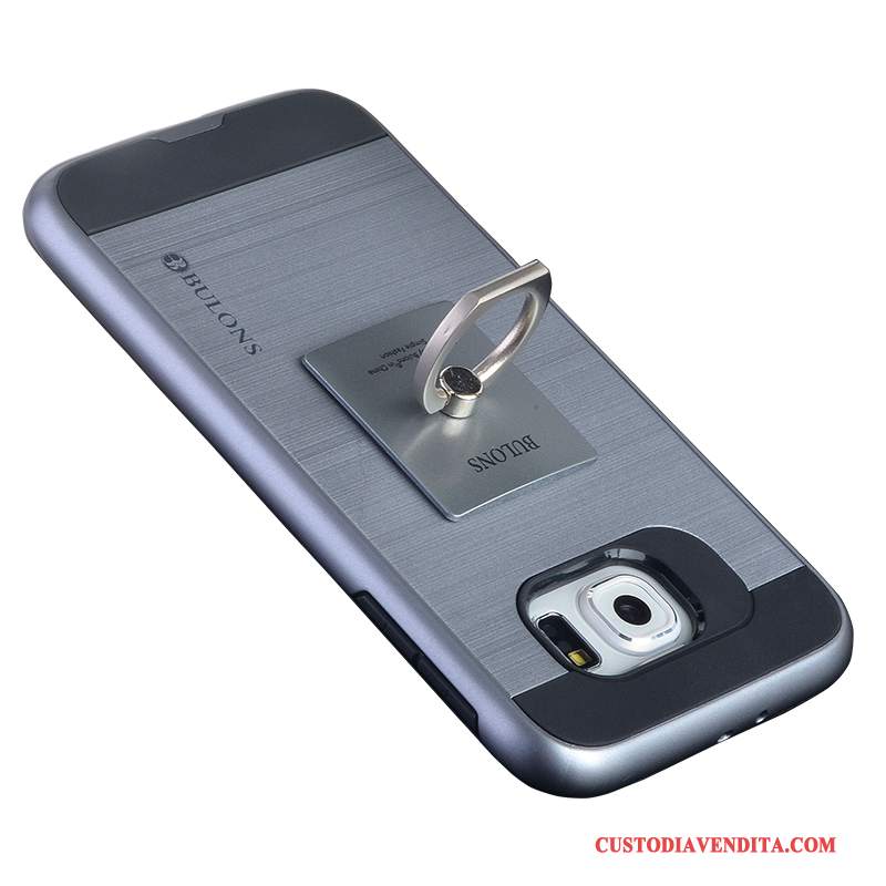 Custodia Samsung Galaxy S6 Silicone Coperchio Posteriore Anti-caduta, Cover Samsung Galaxy S6 Protezione Nuovo Grigio