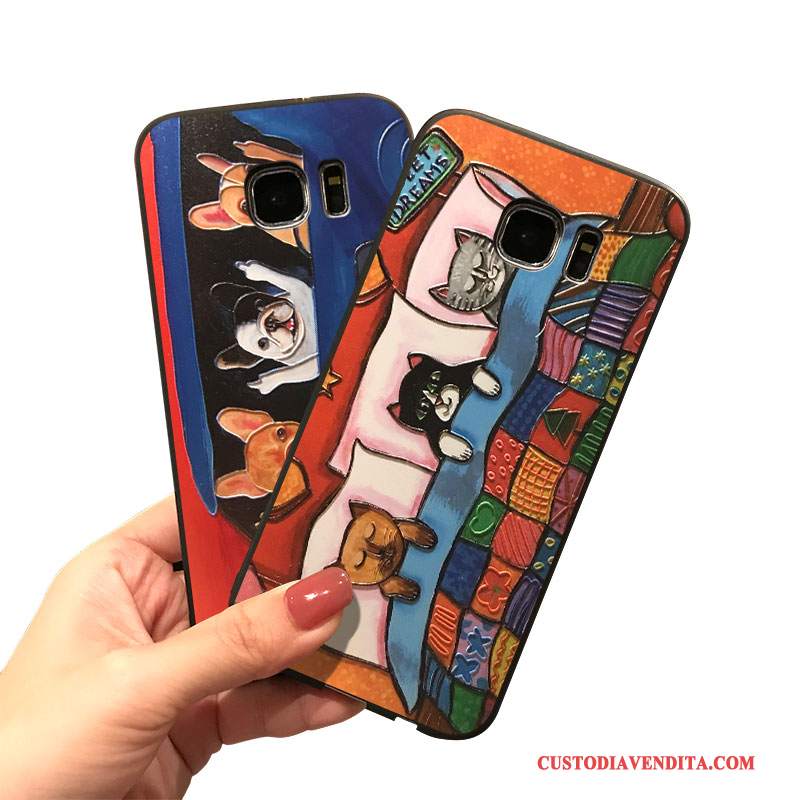 Custodia Samsung Galaxy S7 Colore Tutto Incluso Di Personalità, Cover Samsung Galaxy S7 Cartone Animato Tendenzatelefono