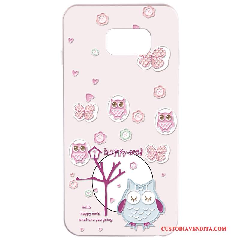Custodia Samsung Galaxy S7 Creativo Telefono Anti-caduta, Cover Samsung Galaxy S7 Protezione Difficile Rosa
