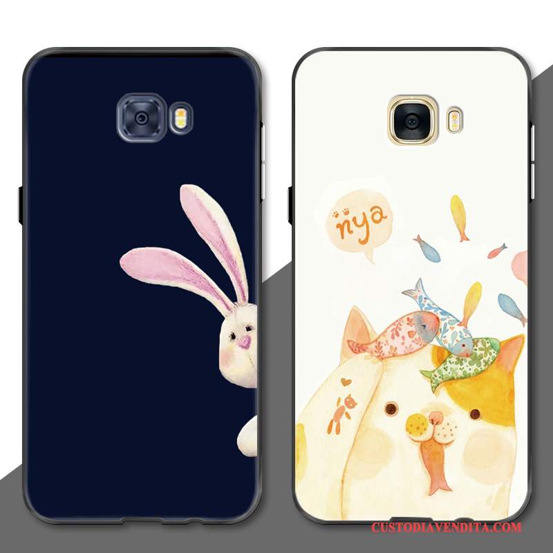 Custodia Samsung Galaxy S7 Edge Cartone Animato Gattino Coniglio, Cover Samsung Galaxy S7 Edge Protezione Verde Ornamenti Appesi